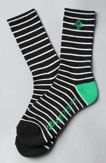   Spikez Crew Socks in Black  Karmaloop   Global Concrete Culture