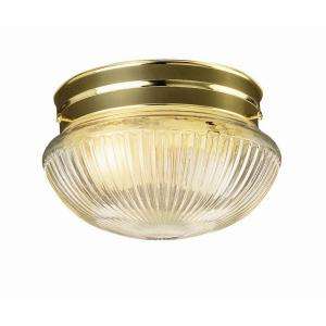 Design House Millbridge 1 Light Polished Brass Ceiling Light Fixture 