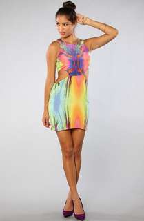 Naven The Cutout Dress in Neon Carnival  Karmaloop   Global 