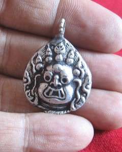 P31 Mahakaal Bhairava ethnic amulet pendant Nepal Tibet  