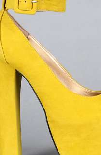 Sole Boutique The Eye Doll Shoe in Yellow  Karmaloop   Global 