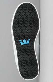 SUPRA The Society Mid Sneaker in White Speckle Blue  Karmaloop 
