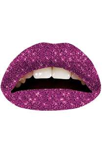 Violent Lips The Magenta Glitteratti Lip Tattoo  Karmaloop 
