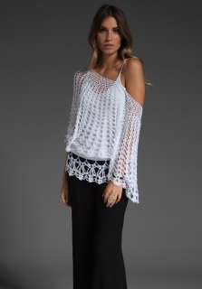 INDAH Amazing Crochet Top in White  