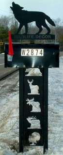   Example of mailbox stand and topper