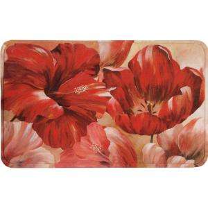 Home Dynamix Calm Chef Poppies 2 20 in. x 32 in. Kitchen Cushion Mat 5 