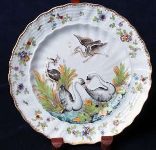 ca.1850 Relief Plate Chinoiserie Bird Motive by SAMSON  