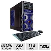  Gaming PC   AMD FX 4170 4.20GHz, 8GB DDR3, 1TB HDD, DVDRW, 2x AMD 