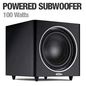 Polk Audio PSW110 Powered Subwoofer   10 inch, Frequency Response 32Hz 