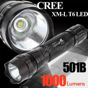 UltraFire 1000Lm CREE XM L T6 LED Compact Flashlight Torch WF 501B 