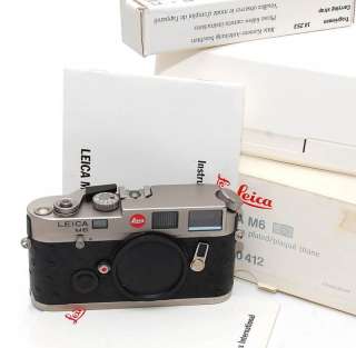 Leica M6 Titanium 10412 mint condition  