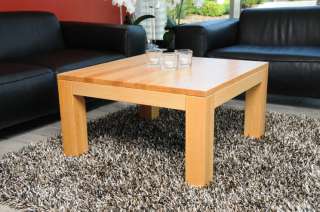 Couchtisch/Tisch Holz Erle Zarge bündig 60x60 auf Maß  