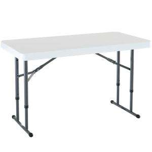   In. X 48 In. Adjustable Height Folding Table 80160 