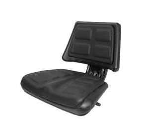 T110BL Black Universal Tractor Seat with Trapezoid Back  