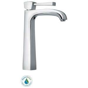 LaToscana Lady Single Hole 1 Handle High Arc Bathroom Faucet in Chrome 