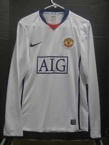   Authentic Nike 2008 Manchester United Away Player Issue L/S Jersey XXL