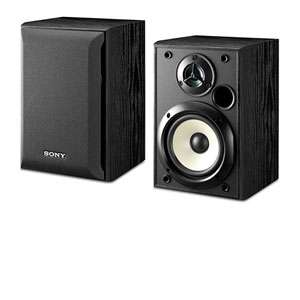 Sony SS B1000 Bookshelf Speakers   5 1/4 Inch Woofer, Frequency 