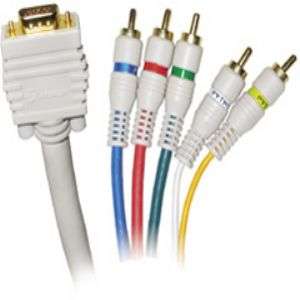 Steren 253 606IV 6 VGA To RGB H/V 5 Component Video Cable at 