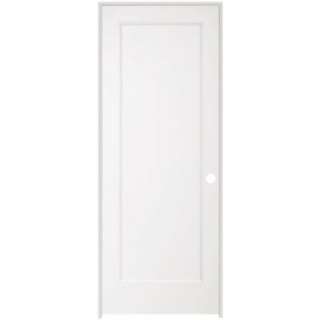   Panel Interior Solid Core Right Hand Prehung Door with Nickel Hinges