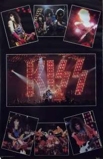 Kiss 23x35 Asylum Concert Collage poster 1985  