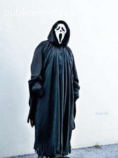   REPLICA DELUXE STYLE ROBE W/ GHOSTFACE COSTUME MASK & STAB CARD LOOK