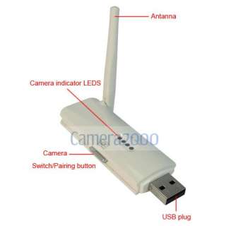 4Ghz Wireless IR Camera Waterproof + Mini USB DVR Record Card 