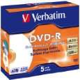 Verbatim DVD R 4.7GB 8x Jewelcase (5 Disc) Archival Grade, InkJet von 