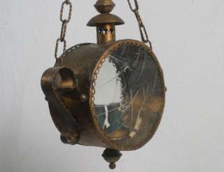 Alte Lampe Eisen Laterne zum restaurieren  