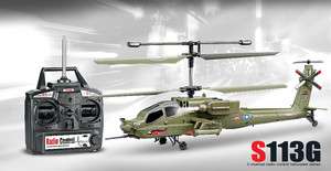2012 Latest New SYMA Apache S113G S009G RC Helicopter Remote Control 