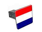 Netherlands Flag   1 1/4 inch (1.25) Trailer Hitch Cover Plug Insert
