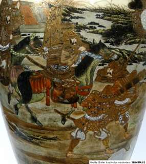 Seltene große Bodenvase SATZUMA Vase Japan um 1880  