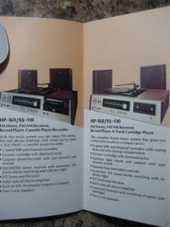 Sony Integrated Component Music Systems Brochure 1976  