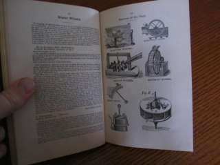 RARE 1878 Illus Book Water Wheel Machines by Emerson  