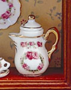 Reutter Porcelain COFFEE TIME SET Miniature Shadowbox Dishes Candle 