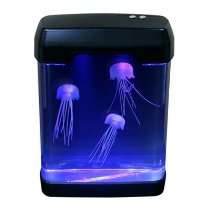     Deko Aquarium JELLY FISH TANK   5 farbiges LED System