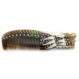 DRAGON Handmade Organic Horn Hair Comb  