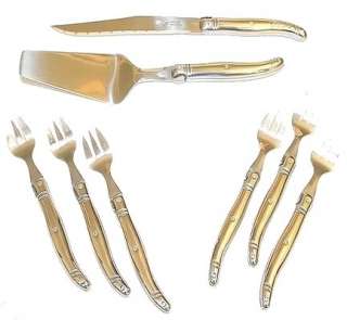 French LAGUIOLE CAKE SERVING set 18/10 stainless steel  
