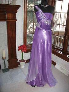 Night Moves 6228 Purple Ombre Pageant Prom Gown 4  
