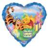 Winnie Pooh mit Ferkel Herz Folienballons 18 45cm  