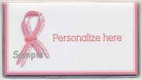 Breast Cancer Checkbook Cover Personalized Awareness  