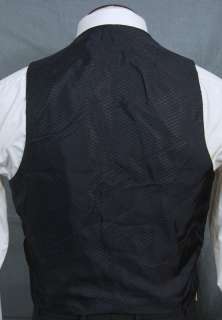 Martin & Son MTM or custom heavy wool flannel three piece suit, ~40S 