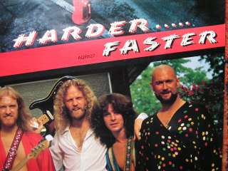 APRIL WINE HARDER  FASTER LARGE 1979 POSTER CANADIAN ROCK AQUARIUS 