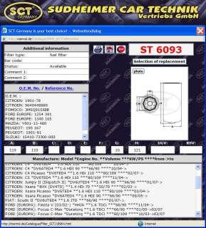 Kraftstofffilter Dieselfilter MAZDA 3 MINI MINI 6093  