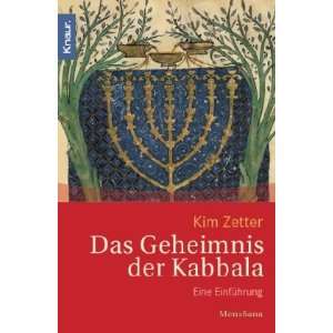   der Kabbala Eine Einführung  Kim Zetter Bücher