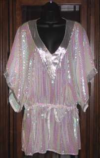 SOLD OUT Victorias Secret Very Sexy Sequin Caftan Cover Up $128  