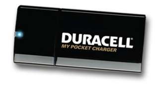 DURACELL POCKET CHARGER FOR YOUR CELL PHONE iPOD, iPHONE, BLACKBERRY 