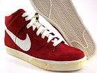   High AC Vintage Red/White Suede Trainers Sneakers Blazer Men Shoes