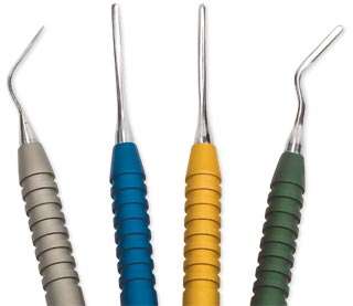   of 4 Periotomes for Atraumatic Extractions (Dental Implants)  