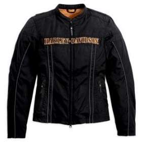 Harley Davidson Silver Springs Textile Riding Jacket Size M  