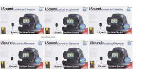 LOT PSP 1000 i.Sound Drive in Cinema Car Speakers NEW  